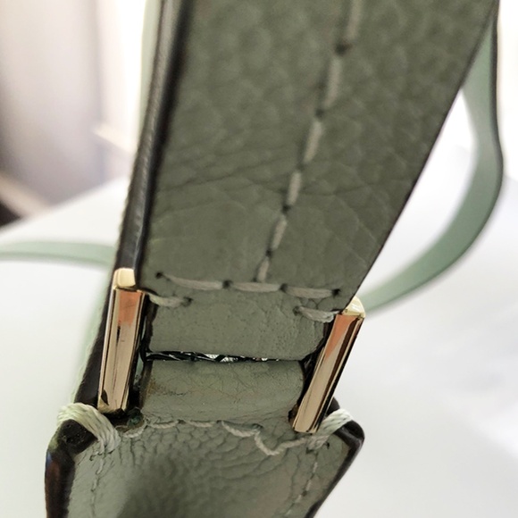 Kate Spade Messenger Bag Leather Crossbody -Misty Mint - Picture 8 of 9